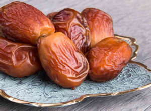 fresh dates in a plate